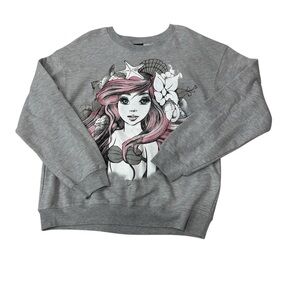 Disney little mermaid pullover‎ sweatshirt large